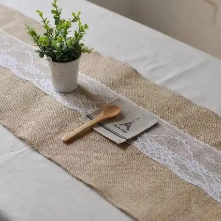 Jute Cotton Table Runner